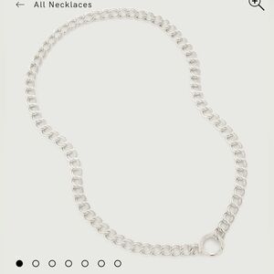 Groove Curb Chain Necklace 48cm/19' Monica Vinader